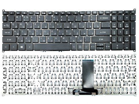 Клавіатура для ноутбуків ACER SP515-51 / SP515-51N / SP515-51GN та Nitro NP515-51 &mdash; чорна, розкладка RU 108927 фото