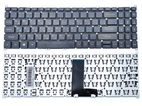 Клавіатура для ноутбуків ACER Aspire A515-43 / A515-53 / A515-54 / A515-55 / A515-56 / A515-44 / A515-45 / A315-21 / A315-31 / A315-33 та SF315-51 &mdash; RU, чорна, без рамки 108931 фото
