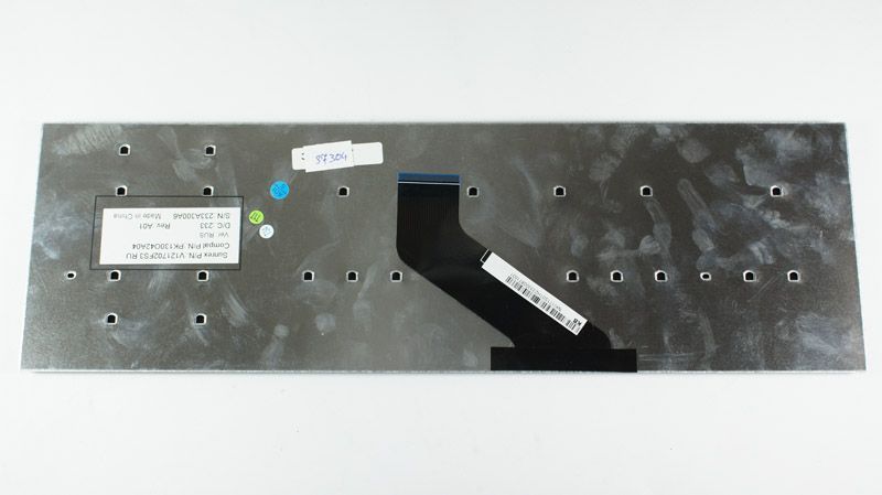 Клавіатура для ноутбука Acer (GW: NV55, PB: LK11, LV11, TS11, TV11, TV43), розкладка RU, чорна, без фрейма 106814 фото