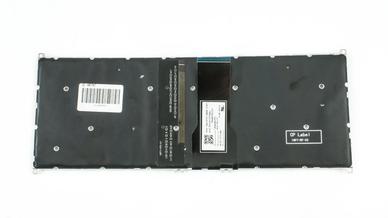 Клавіатура для ноутбука Acer SP513-52 (AS) &mdash; чорна, без рамки, з підсвіткою клавіш, RU-розкладка 107007 фото
