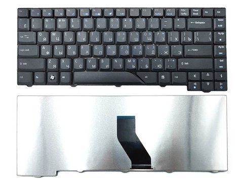 Клавіатура для ноутбуків ACER Aspire 4710, 4210, 5920, 5930, 6920, 4730, 4930, 5230, 4530, 5530 &mdash; чорна, RU-розкладка, Original 110336 фото