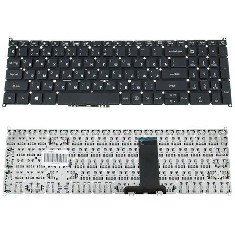 Клавіатура для ноутбука Acer (AS: A317-51, A317-32), розкладка RU, чорна, без рамки (без фрейма) 107283 фото