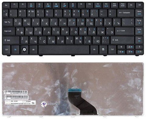 Клавіатура для ноутбука Acer TravelMate 8371 / 8371G / 8471 / 8471G, чорна, RU-розкладка 107798 фото
