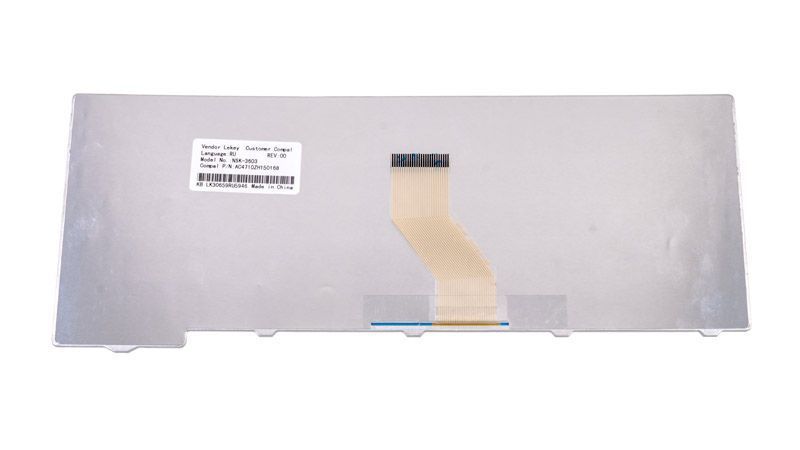Клавіатура для ноутбука Acer Aspire 4210, 4310, 4430, 4510, 4710, 4910, 5220, 5300, 5520, 5700, 5900, 6920, 6935 &mdash; сіра, RU-розкладка 106725 фото